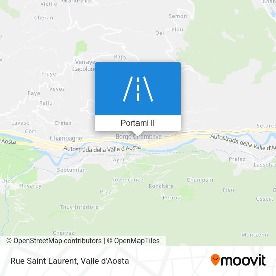 Mappa Rue Saint Laurent