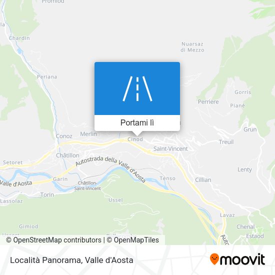 Mappa Località Panorama