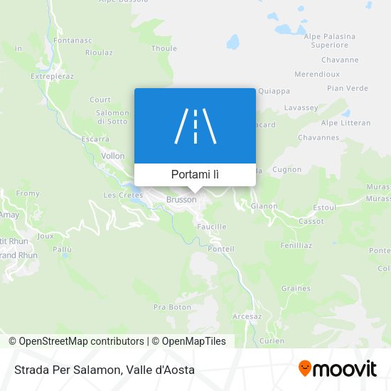 Mappa Strada Per Salamon