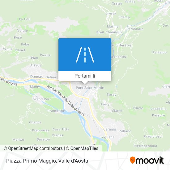 Mappa Piazza Primo Maggio