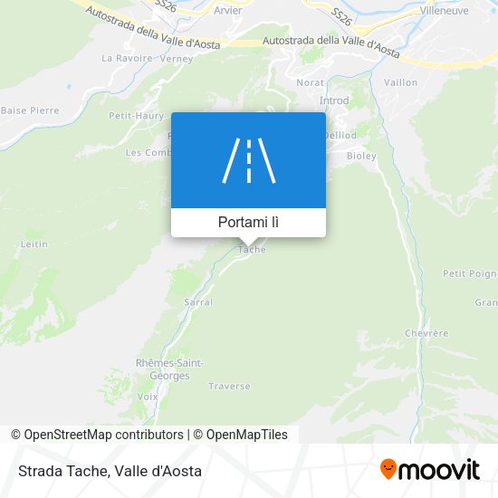 Mappa Strada Tache