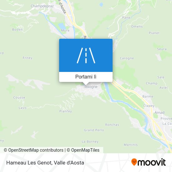 Mappa Hameau Les Genot