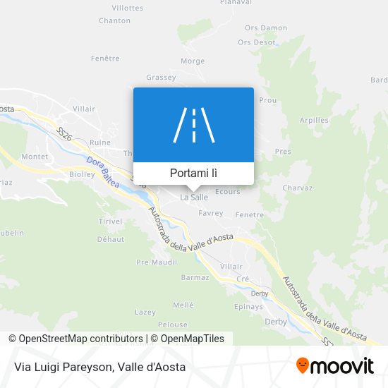 Mappa Via Luigi Pareyson