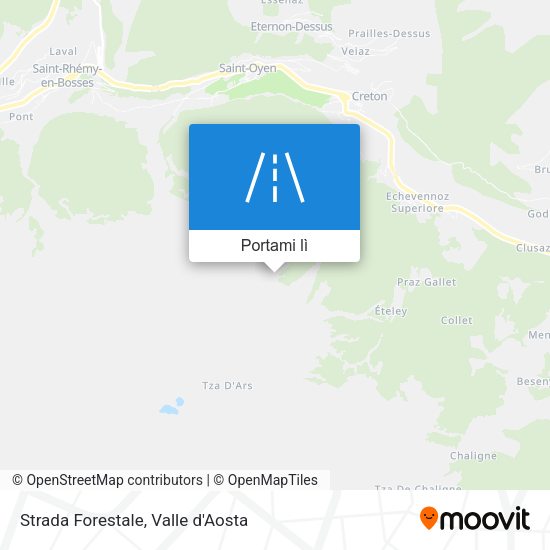 Mappa Strada Forestale
