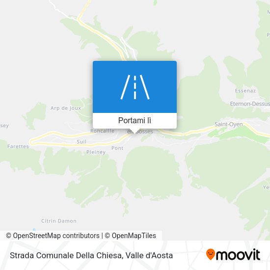 Mappa Strada Comunale Della Chiesa