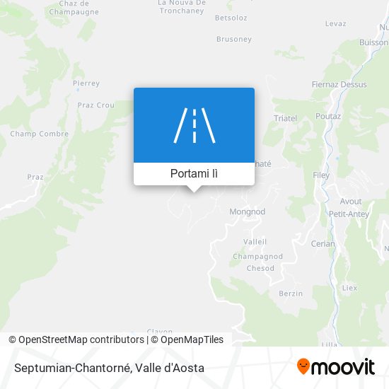 Mappa Septumian-Chantorné