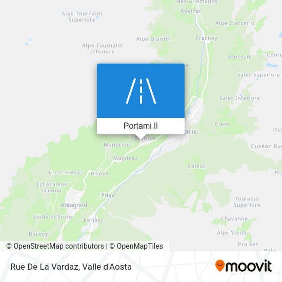 Mappa Rue De La Vardaz
