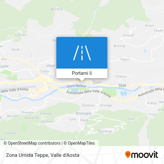 Mappa Zona Umida Teppe