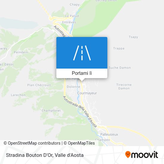 Mappa Stradina Bouton D'Or