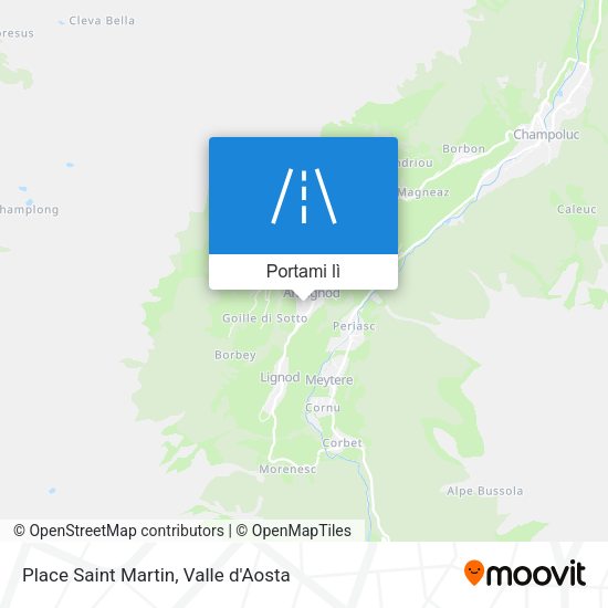 Mappa Place Saint Martin