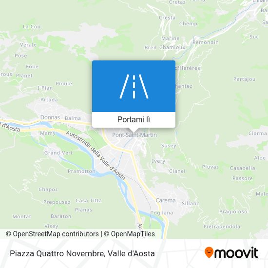 Mappa Piazza Quattro Novembre