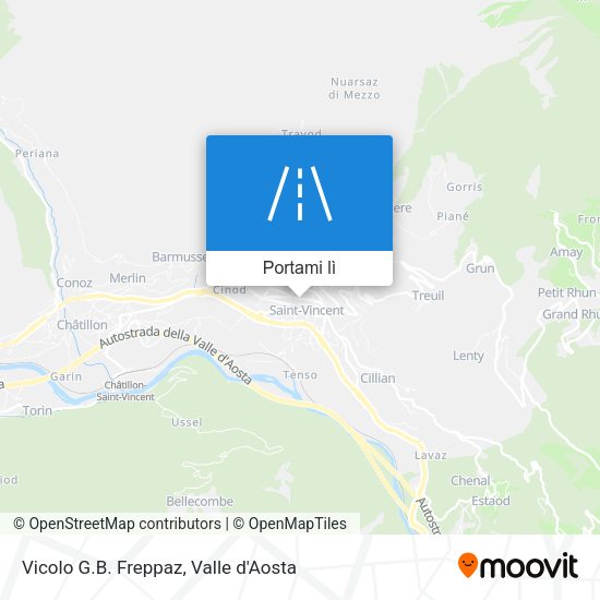 Mappa Vicolo G.B. Freppaz