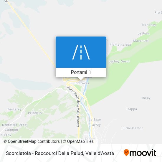 Mappa Scorciatoia - Raccourci Della Palud