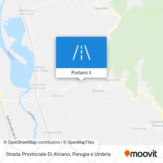 Mappa Strada Provinciale Di Alviano