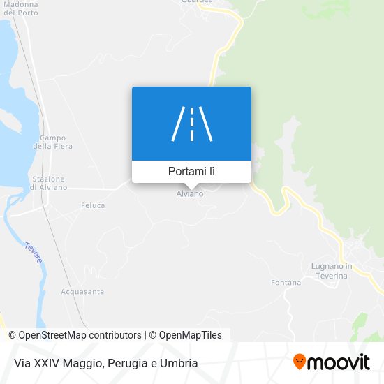 Mappa Via XXIV Maggio