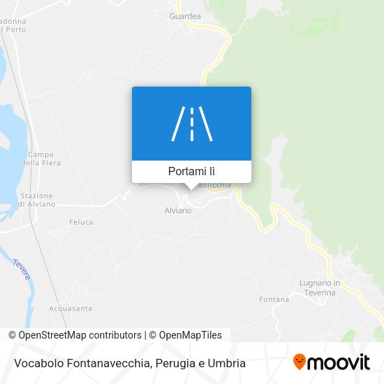 Mappa Vocabolo Fontanavecchia
