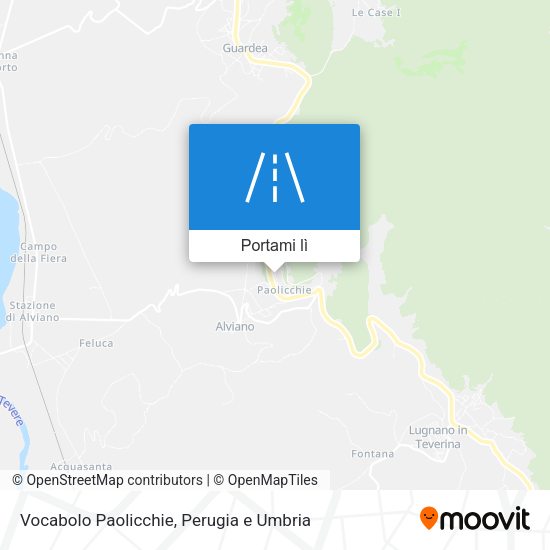 Mappa Vocabolo Paolicchie