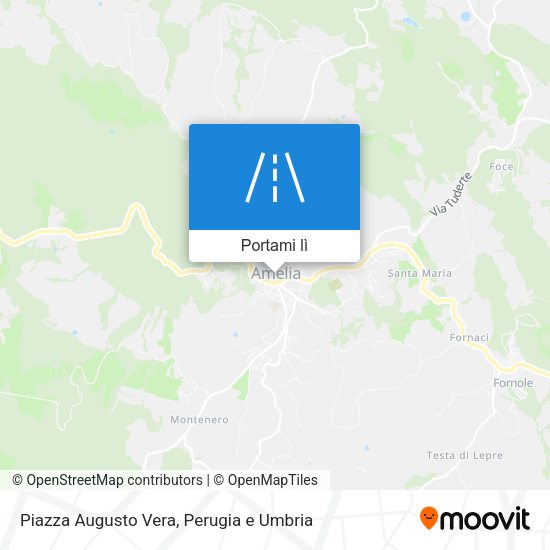 Mappa Piazza Augusto Vera