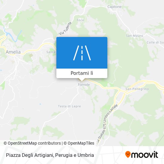 Mappa Piazza Degli Artigiani