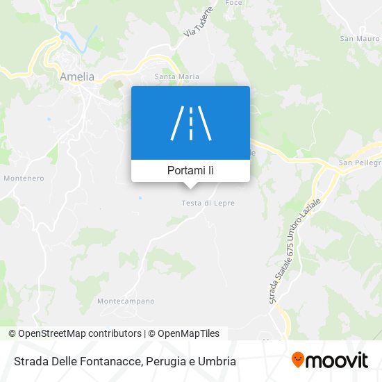 Mappa Strada Delle Fontanacce