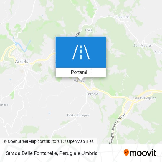 Mappa Strada Delle Fontanelle
