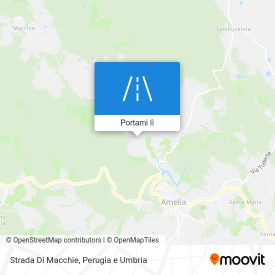 Mappa Strada Di Macchie