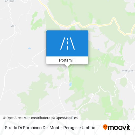 Mappa Strada Di Porchiano Del Monte