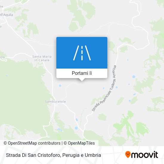 Mappa Strada Di San Cristoforo