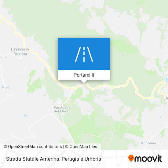 Mappa Strada Statale Amerina