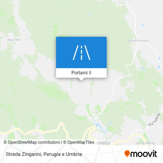 Mappa Strada Zingarini