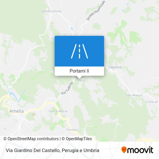 Mappa Via Giardino Del Castello