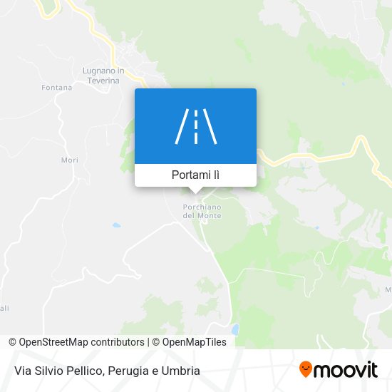 Mappa Via Silvio Pellico