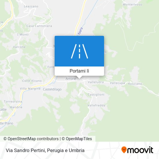 Mappa Via Sandro Pertini