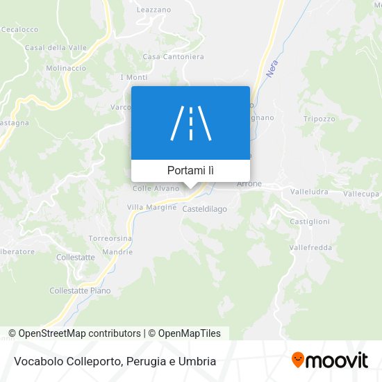 Mappa Vocabolo Colleporto