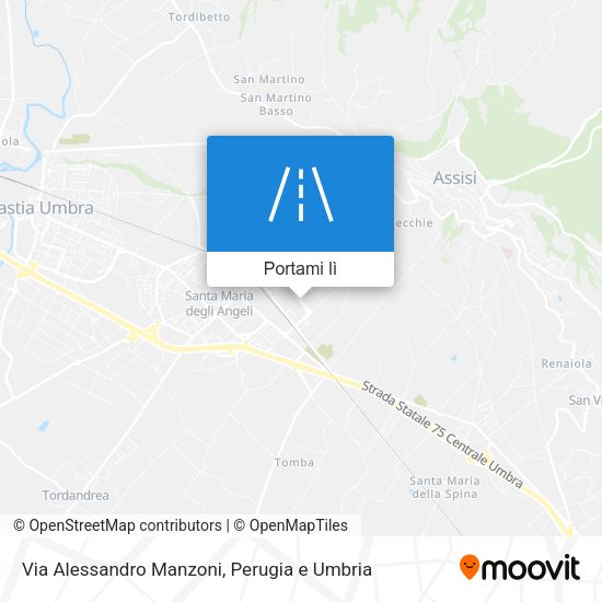Mappa Via Alessandro Manzoni