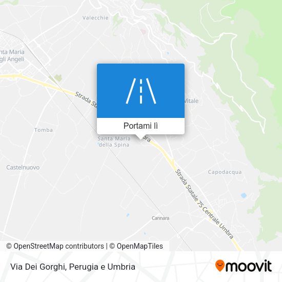 Mappa Via Dei Gorghi