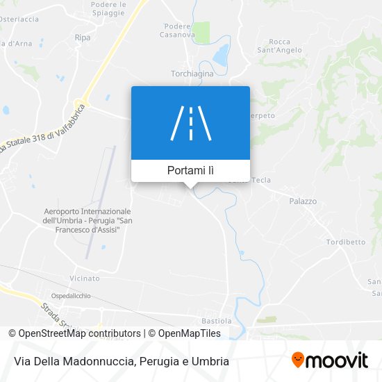 Mappa Via Della Madonnuccia