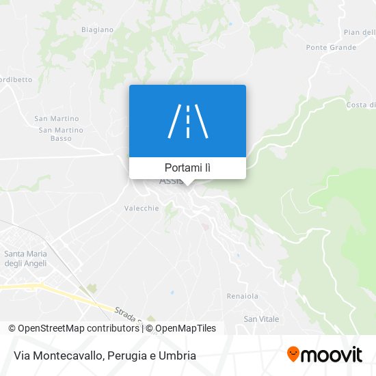 Mappa Via Montecavallo