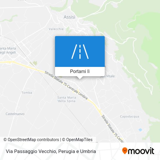 Mappa Via Passaggio Vecchio