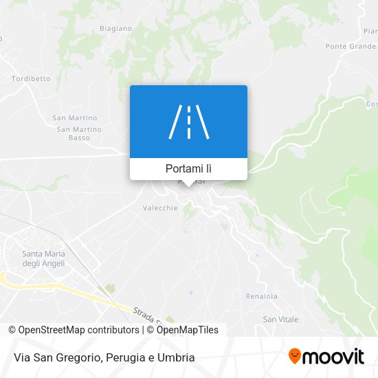 Mappa Via San Gregorio