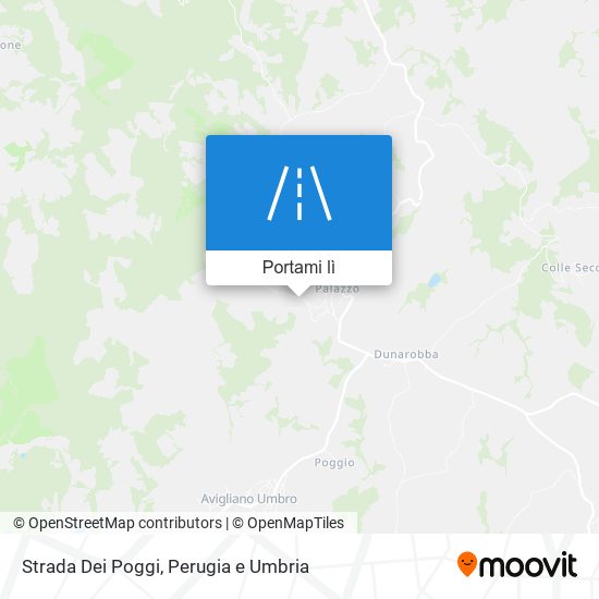 Mappa Strada Dei Poggi