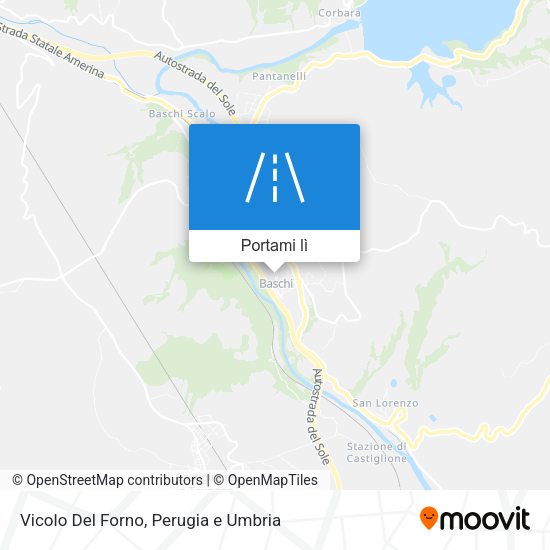 Mappa Vicolo Del Forno