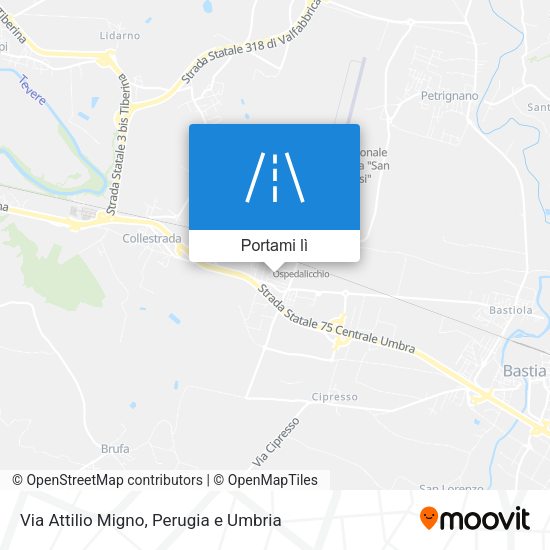 Mappa Via Attilio Migno