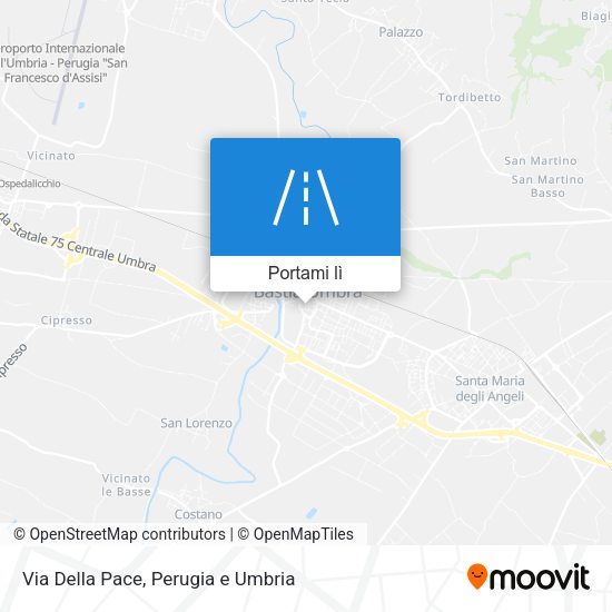 Mappa Via Della Pace