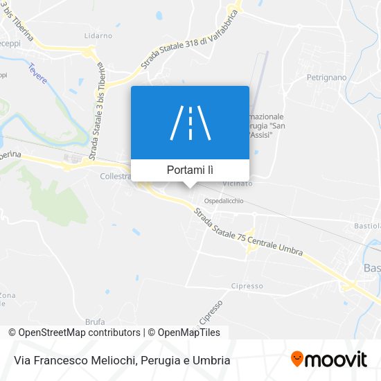 Mappa Via Francesco Meliochi