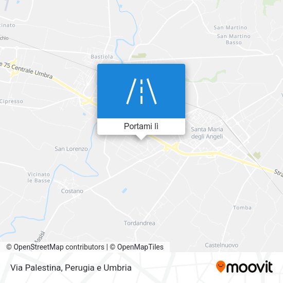 Mappa Via Palestina