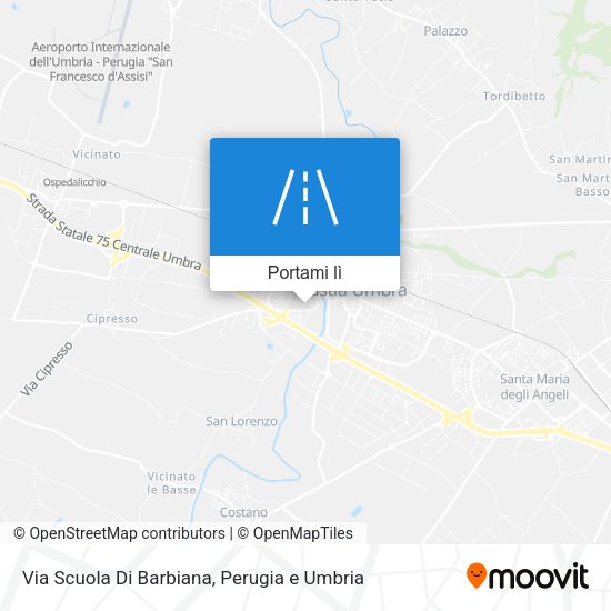 Mappa Via Scuola Di Barbiana