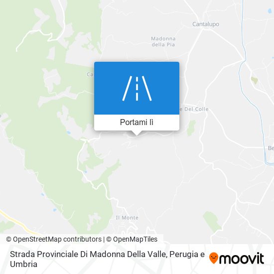 Mappa Strada Provinciale Di Madonna Della Valle