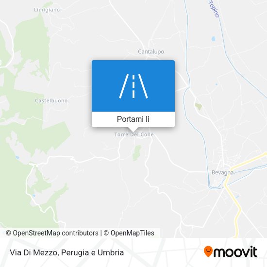Mappa Via Di Mezzo
