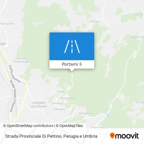 Mappa Strada Provinciale Di Pettino